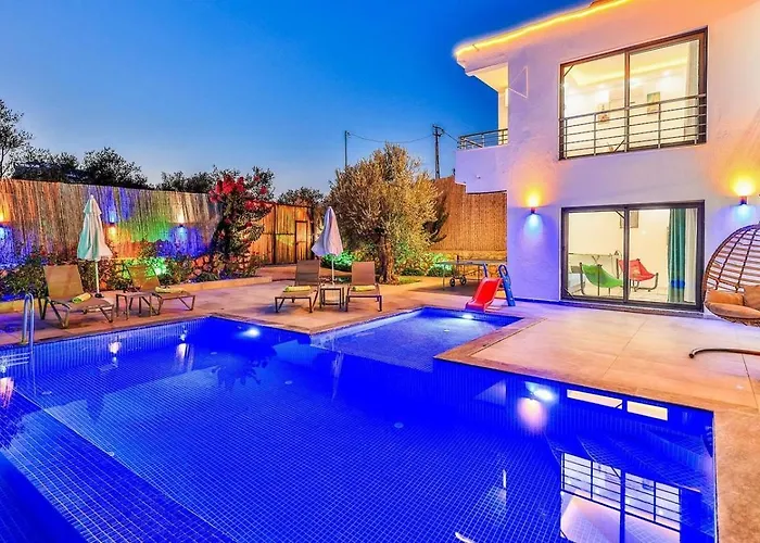 Villa Patara 3 Bedroom Secluded With Private Pool Hot Tub Kalkan