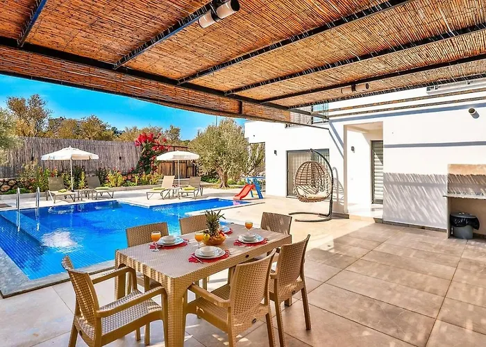 Patara 3 Bedroom Secluded With Private Pool Hot Tub Kalkan