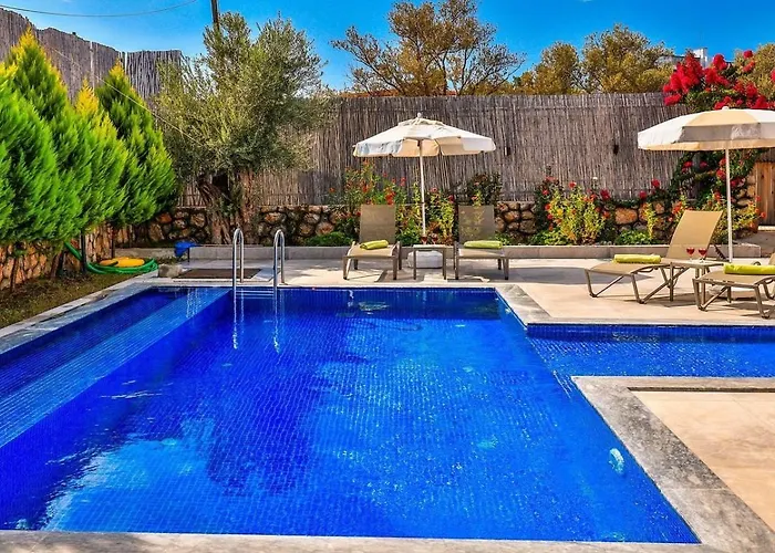 Patara 3 Bedroom Secluded With Private Pool Hot Tub Kalkan