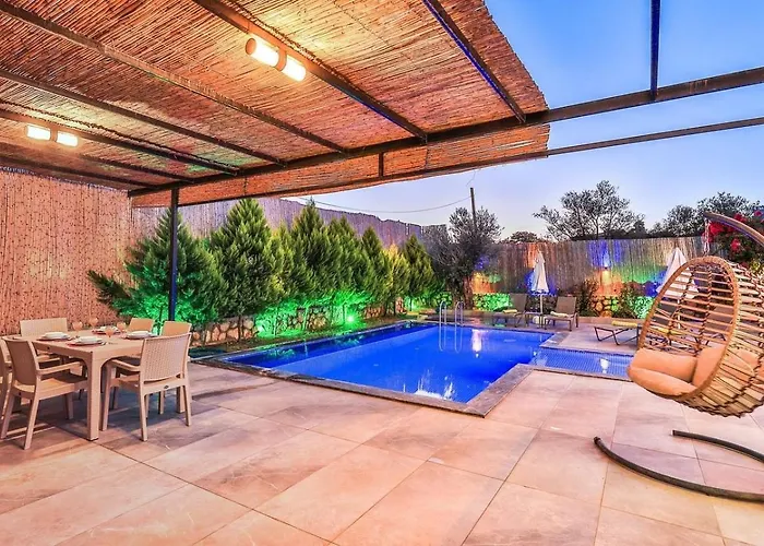 Patara 3 Bedroom Secluded With Private Pool Hot Tub * Kalkan